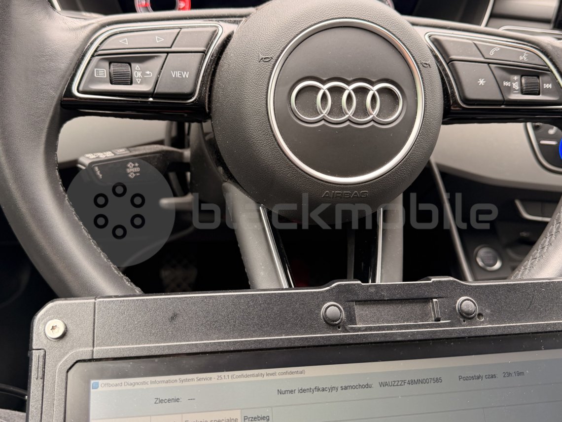 Prace diagnostyczne przy Audi A4 B9 lift MY21