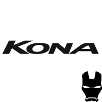 Logo marki Hyundai Kona Iron Man edition