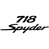 Logo marki Porsche 718 Spyder